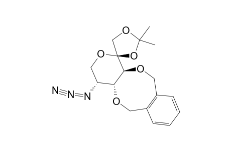 5-AZIDO-5-DEOXY-1,2-O-ISOPROPYLIDENE-3,4-O-(ORTHO-XYLYLENE)-BETA-D-FRUCTOPYRANOSE