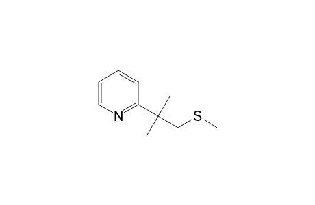 2-(2-methyl-1-methylsulfanylpropan-2-yl)pyridine