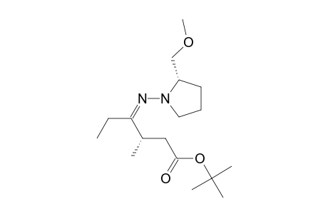 Hexanoic acid, 4-[[2-(methoxymethyl)-1-pyrrolidinyl]imino]-3-methyl-, 1,1-dimethylethyl ester, [S-[R*,R*-(Z)]]-