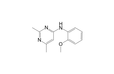 Pyrimidin-4-amine, 2,6-dimethyl-N-(2-methoxyphenylamino)-