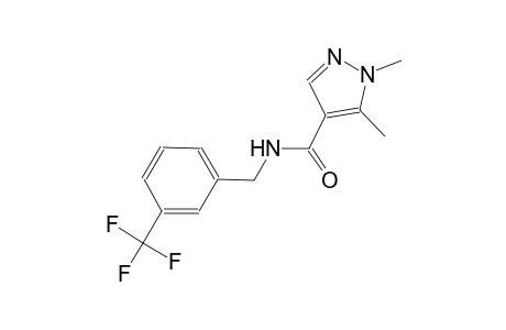 1,5-dimethyl-N-[3-(trifluoromethyl)benzyl]-1H-pyrazole-4-carboxamide