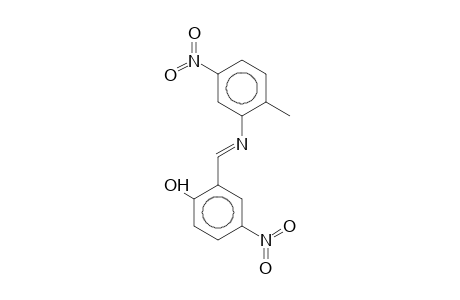 2-((E)-[(2-Methyl-5-nitrophenyl)imino]methyl)-4-nitrophenol