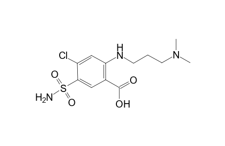 4-Chloro-2-{[3-(dimethylamino)propyl]amino}-5-sulfamoylbenzoic acid
