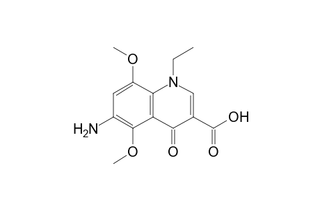 6-Amino-1-ethyl-4-keto-5,8-dimethoxy-quinoline-3-carboxylic acid