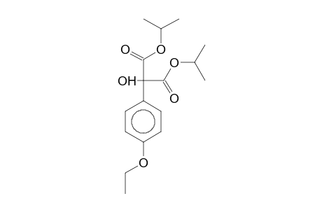 Malonic acid, 2-(4-ethoxyphenyl)-2-hydroxy-, diisopropyl ester