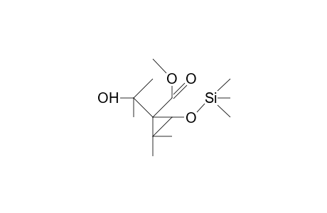 Methyl-cis-1-(1-hydroxy-1-methylethyl)-3,3-dimethyl-2-(trimethylsiloxy)-cyclopropanecarboxylate