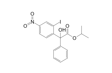 iso-Propyl .alpha.-hydroxy-.alpha.-(2-iodo-4-nitrophenyl)phenylacetate