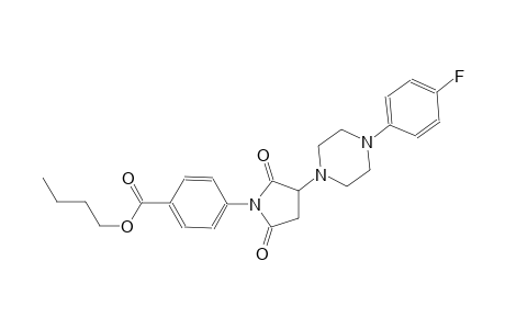 benzoic acid, 4-[3-[4-(4-fluorophenyl)-1-piperazinyl]-2,5-dioxo-1-pyrrolidinyl]-, butyl ester