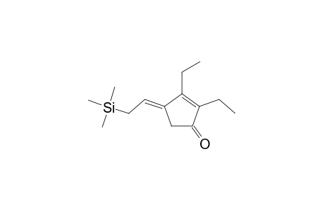 (E)-2,3-Diethyl-4-[2-(trimethylsilyl)ethylidene]cyclopent-2-enone