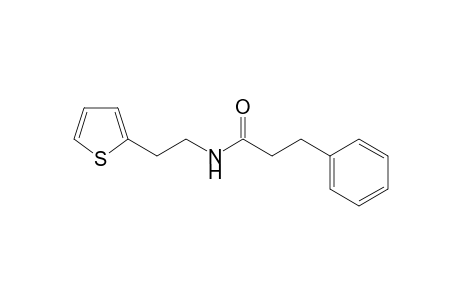 3-Phenyl-N-[2-(2-thienyl)ethyl]propanamide