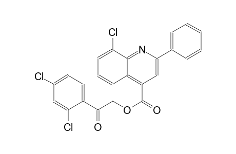 2-(2,4-dichlorophenyl)-2-oxoethyl 8-chloro-2-phenyl-4-quinolinecarboxylate