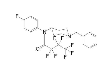N-(1-Benzylpiperidin-4-yl)-N-(4-fluorophenyl)heptafluorobutanamide