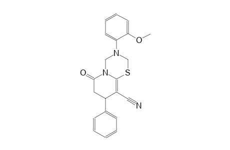 2H,6H-pyrido[2,1-b][1,3,5]thiadiazine-9-carbonitrile, 3,4,7,8-tetrahydro-3-(2-methoxyphenyl)-6-oxo-8-phenyl-