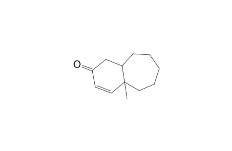 2H-Benzocyclohepten-2-one, 1,4a,5,6,7,8,9,9a-octahydro-4a-methyl-, trans-
