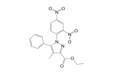 Ethyl 1-(2,4-dinitrophenyl)-4-methyl-5-phenyl-1H-pyrazole-3-carboxylate