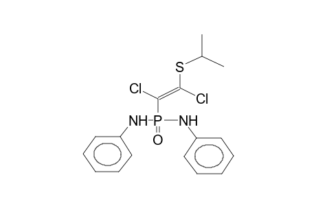 (E)-N,N'-DIPHENYL(1,2-DICHLORO-2-ISOPROPYLTHIOVINYL)DIAMIDOPHOSPHONATE