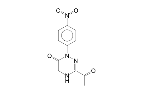 3-Acetyl-1-(4-nitrophenyl)-4,5-dihydro-1H-[1,2,4]triazin-6-one