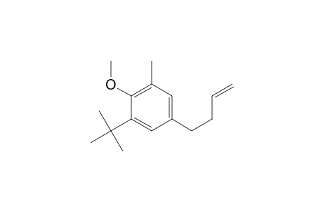 4-(4-Methoxy-3-tert-butyl-5-methylphenyl)-1-butene