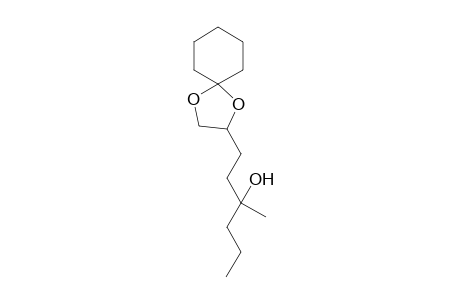 3-(3-Methyl-3-hydroxyhexyl)-1,4-dioxasporo[4.5]decane