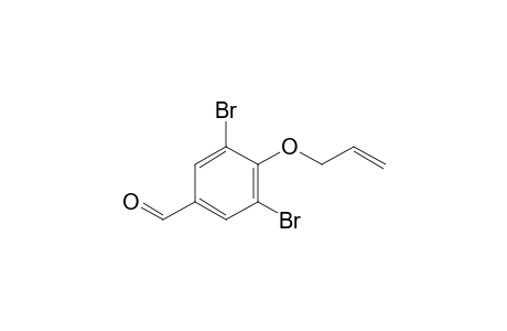 3,5-bis(bromanyl)-4-prop-2-enoxy-benzaldehyde