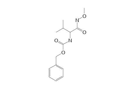 N-(BENZYLOXYCARBONYL)-VALIN-N-METHOXYAMIDE