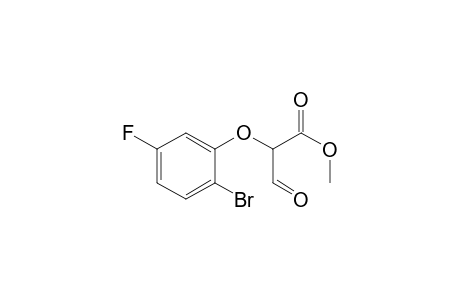 Methyl 2-(2-bromo-5-fluorophenoxy)-3-oxopropanoate