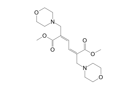 Dimethyl (2Z,4Z)-2,5-bis(morpholin-4-ylmethyl)hexa-2,4-diene-1,6-dioate