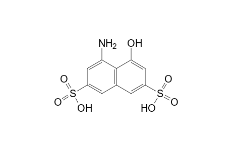 4-Amino-5-hydroxy-2,7-naphthalenedisulfonic acid