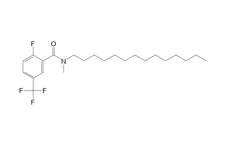 Benzamide, 2-fluoro-5-trifluoromethyl-N-methyl-N-tetradecyl-