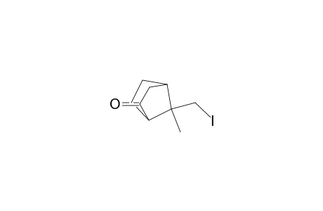 Bicyclo[2.2.1]heptan-2-one, 7-(iodomethyl)-7-methyl-, syn-(.+-.)-