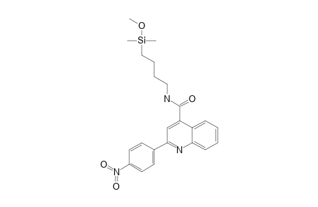 N-[(2-(PARA-NITROPHENYL)-4-QUINOLYL)-CARBONYL]-4-(DIMETHYLMETHOXYSILYL)-BUTANAMIDE