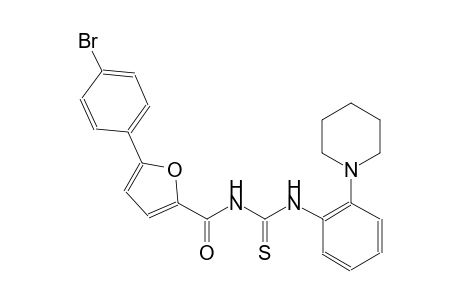 N-[5-(4-bromophenyl)-2-furoyl]-N'-[2-(1-piperidinyl)phenyl]thiourea
