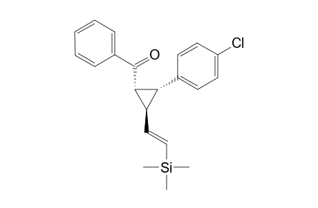1-Benzoyl trans-2-(p-chlorophenyl)-cis-3-trimethylsilylvinylcyclopropane