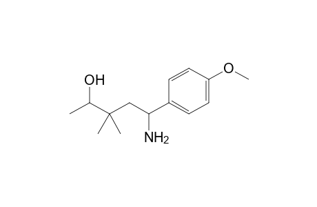 5-Amino-5-(4-methoxyphenyl)-3,3-dimethylpentan-2-ol