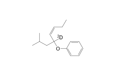 Benzene, [[1-(2-methylpropyl)-2-pentenyl-1-d]oxy]-