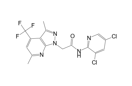 1H-pyrazolo[3,4-b]pyridine-1-acetamide, N-(3,5-dichloro-2-pyridinyl)-3,6-dimethyl-4-(trifluoromethyl)-