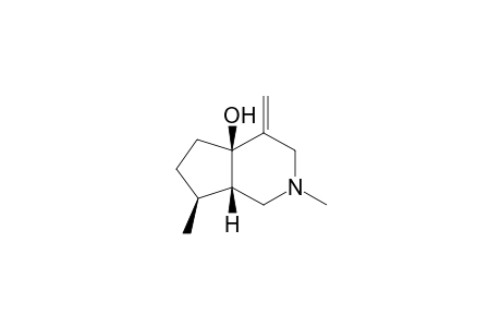 3,9-Dimethyl-5-methylene-3-azabicyclo[4.3.0]nonan-6-ol