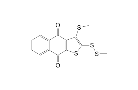 2-(METHYLDITHIO)-3-(METHYLTHIO)-NAPHTHO-[2,3-B]-THIOPHENE-4,9-DIONE