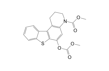 6-carbomethoxyoxy-2,3-dihydro-1H-benzothiopheno[3,2-f]quinoline-4-carboxylic acid methyl ester