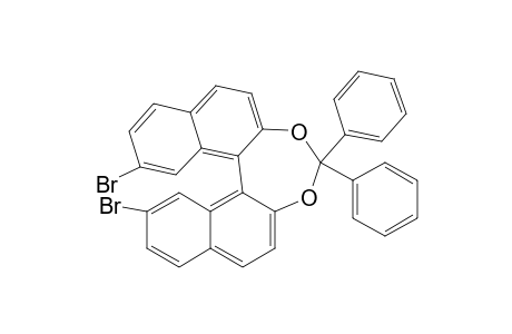 10,13-Dibromo-4,4-diphenyl-3,5-dioxa-cyclohepta[2,1-a;3,4-a']dinaphthalene