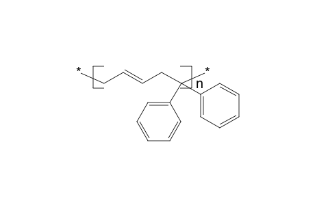Poly(1,1-diphenyl-3-e-pentenylene)