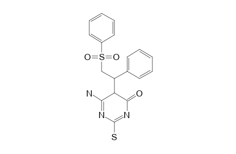 6-AMINO-5-(2'-PHENYLSULFONYL-1'-PHENYLETHYL)-2-MERCAPTOPYRIMIDINE-4-ONE