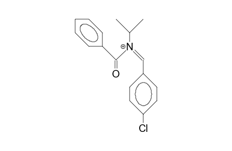Benzoyl-(4-chloro-benzylidene)-isopropyl-ammonium cation