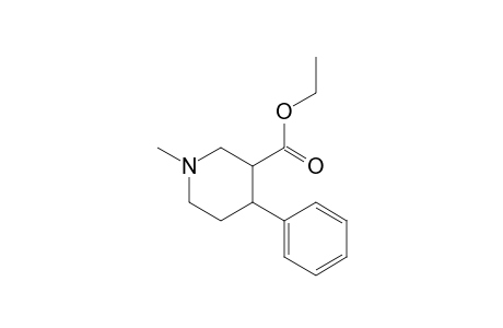 3-Piperidinecarboxylic acid, 1-methyl-4-phenyl-, ethyl ester