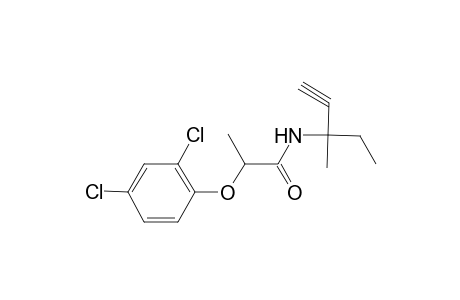 2-(2,4-dichlorophenoxy)-N-(1-ethyl-1-methyl-prop-2-ynyl)propanamide