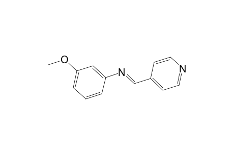 Benzenamine, 3-methoxy-N-(4-pyridinylmethylene)-