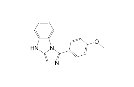 4H-Imidazo[1,5-a]benzimidazole, 1-(4-methoxyphenyl)-