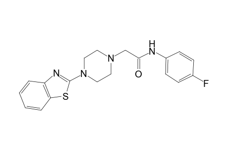 2-(4-Benzothiazol-2-yl-piperazin-1-yl)-N-(4-fluoro-phenyl)-acetamide