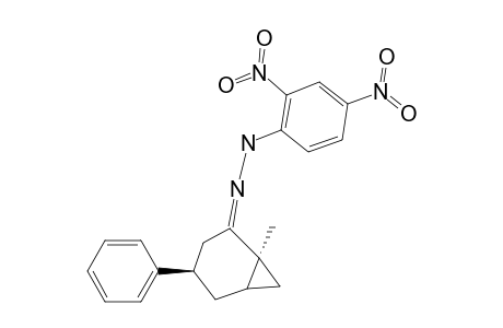 (1-R*,4-S*)-1-METHYL-4-PHENYLBICYCLO-[4.1.O]-HEPTAN-2-ONE_2,4-DINITROPHENYLHYDRAZONE