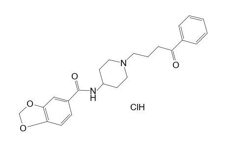 N-[1-(3-BENZOYLPROPYL)-4-PIPERIDYL]PIPERONYLAMIDE, MONOHYDROCHLORIDE